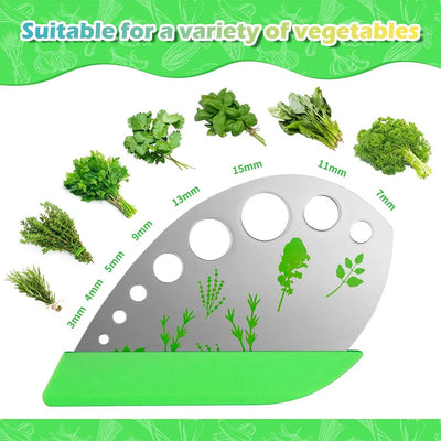 Herb Scissors  Stainless Steel 5 Blade Kitchen Shears Household Vegetable Cutter with Cover Multifunctional Kitchen Gadgets